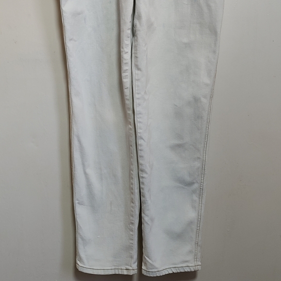 Jeans Light Blue Bleached Denim Overalls - Picture 2 of 13